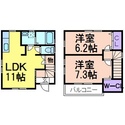 パルティールメゾンⅡの物件間取画像